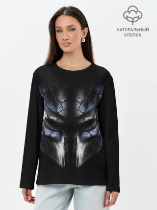 Лонгслив женский. Хлопок / Хищник фильм