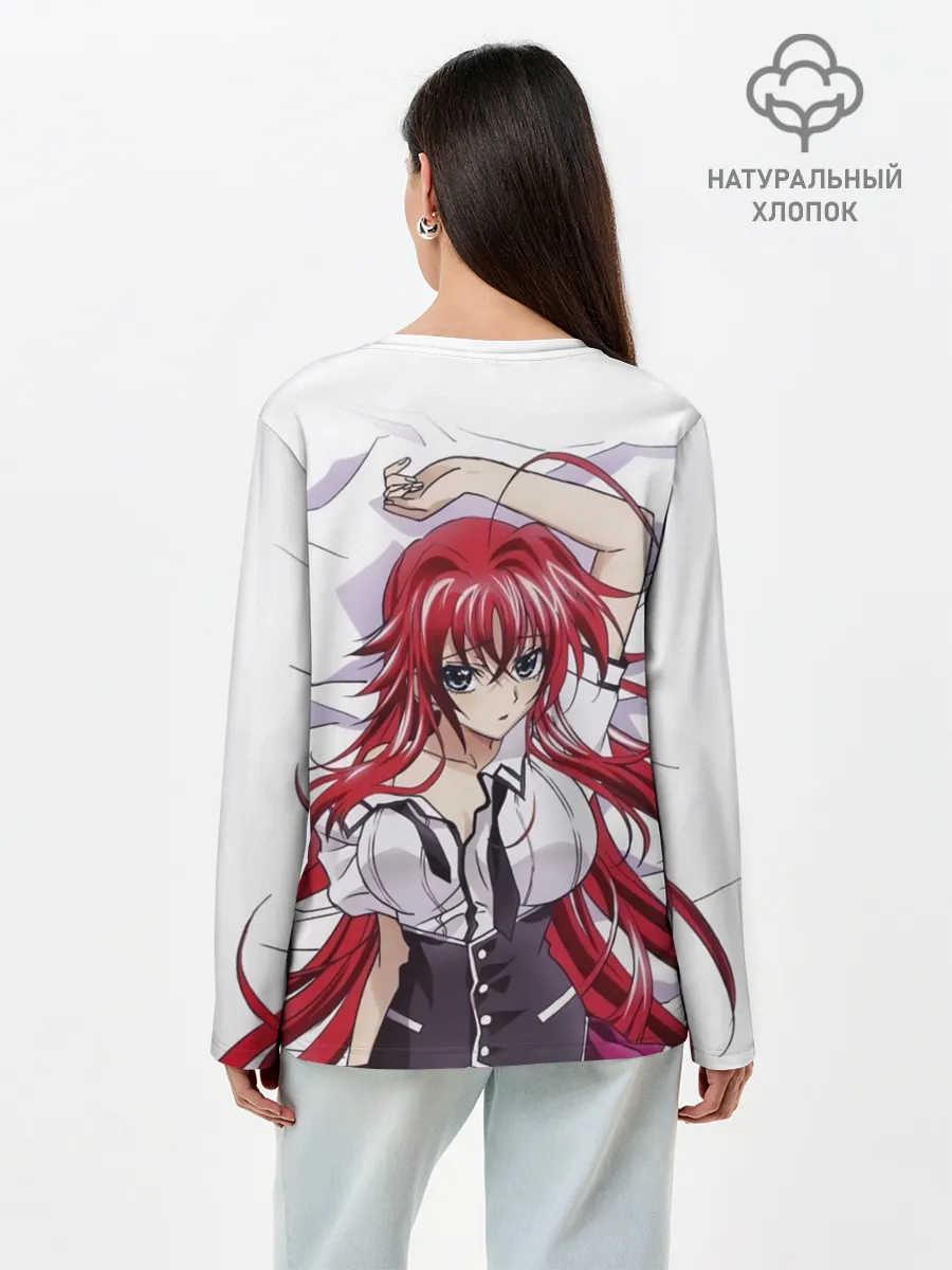 Лонгслив женский. Хлопок / Риас Гремори