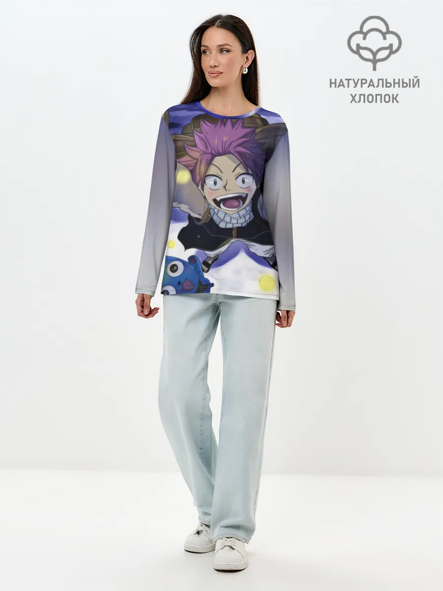 Лонгслив женский. Хлопок / Нацу