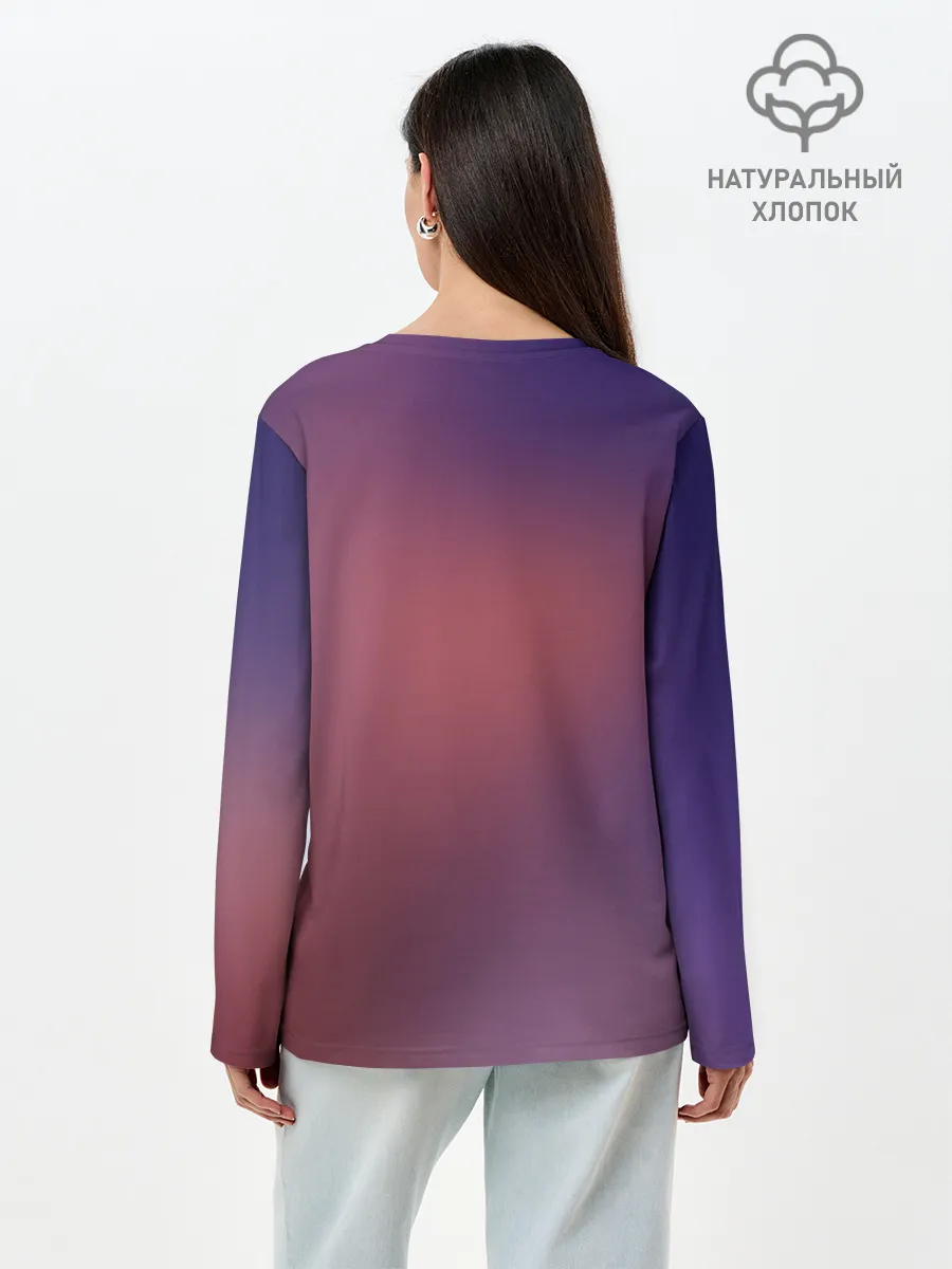 Лонгслив женский. Хлопок / Люси Хартфилия и Нацу Драгнил