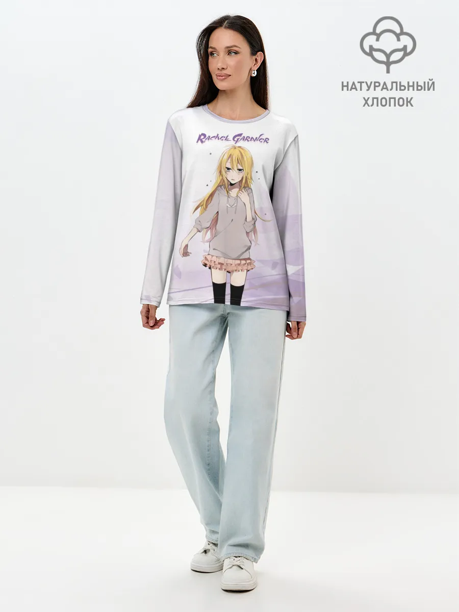 Лонгслив женский. Хлопок / Рейчел