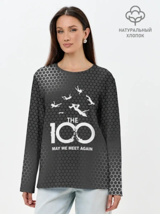 Лонгслив женский. Хлопок / The 100