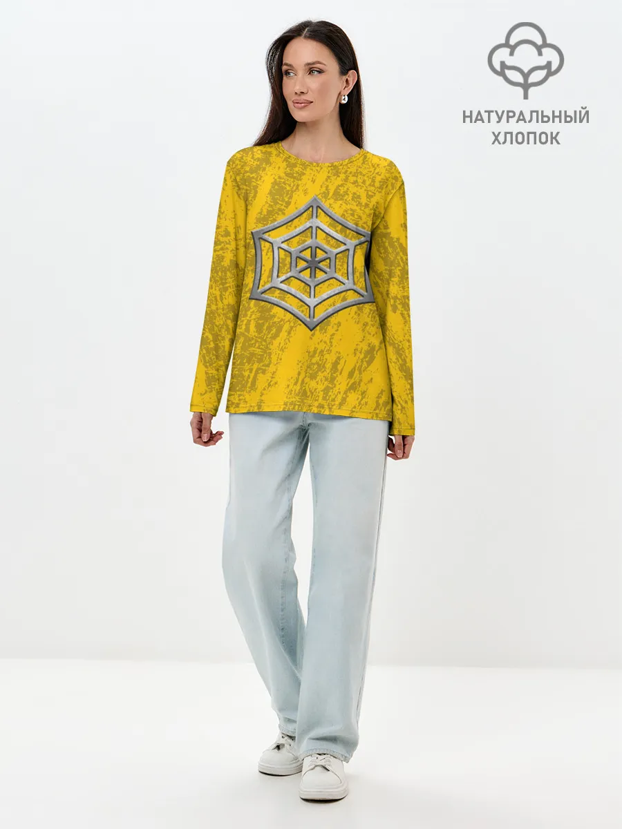 Лонгслив женский. Хлопок / R6S JAGER