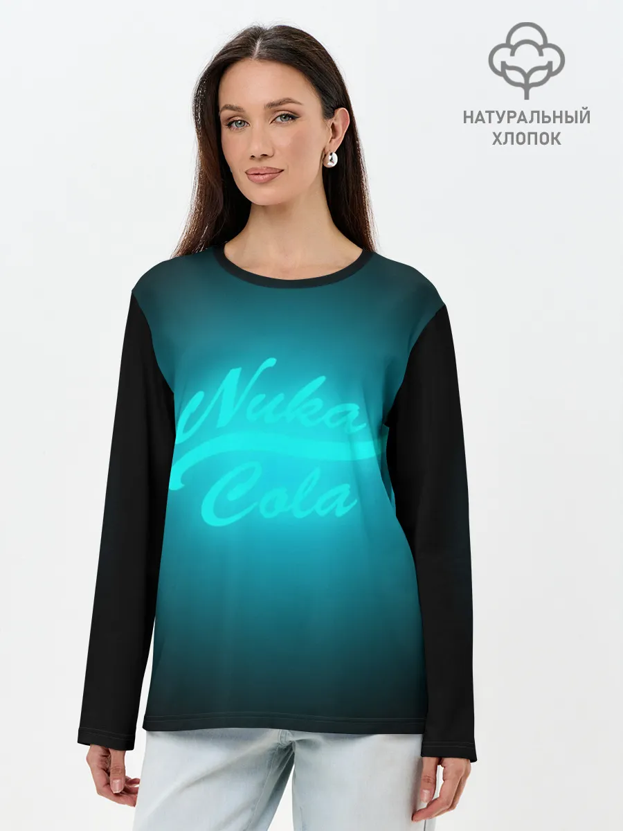 Лонгслив женский. Хлопок / QUANTUM JONES SODA