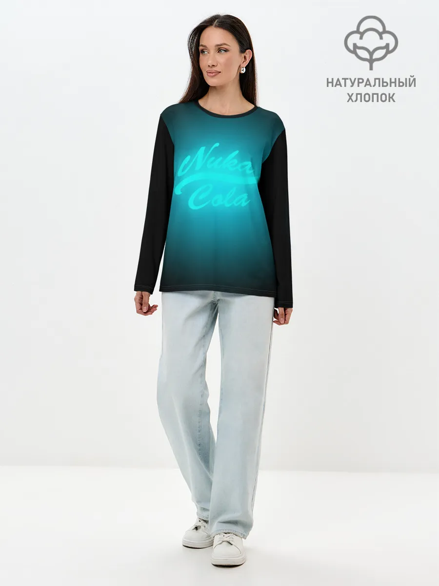 Лонгслив женский. Хлопок / QUANTUM JONES SODA