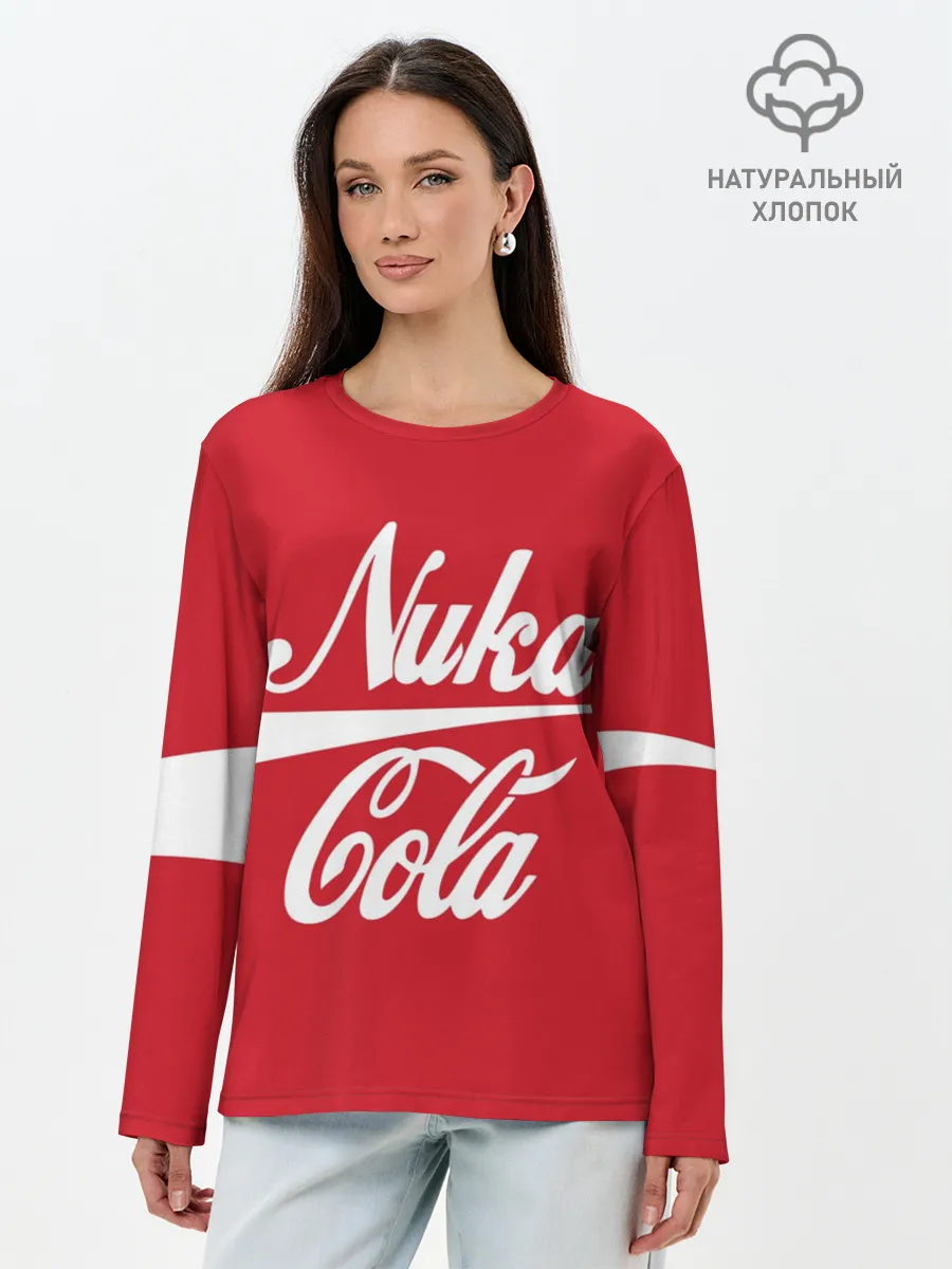 Лонгслив женский. Хлопок / NUKA COLA