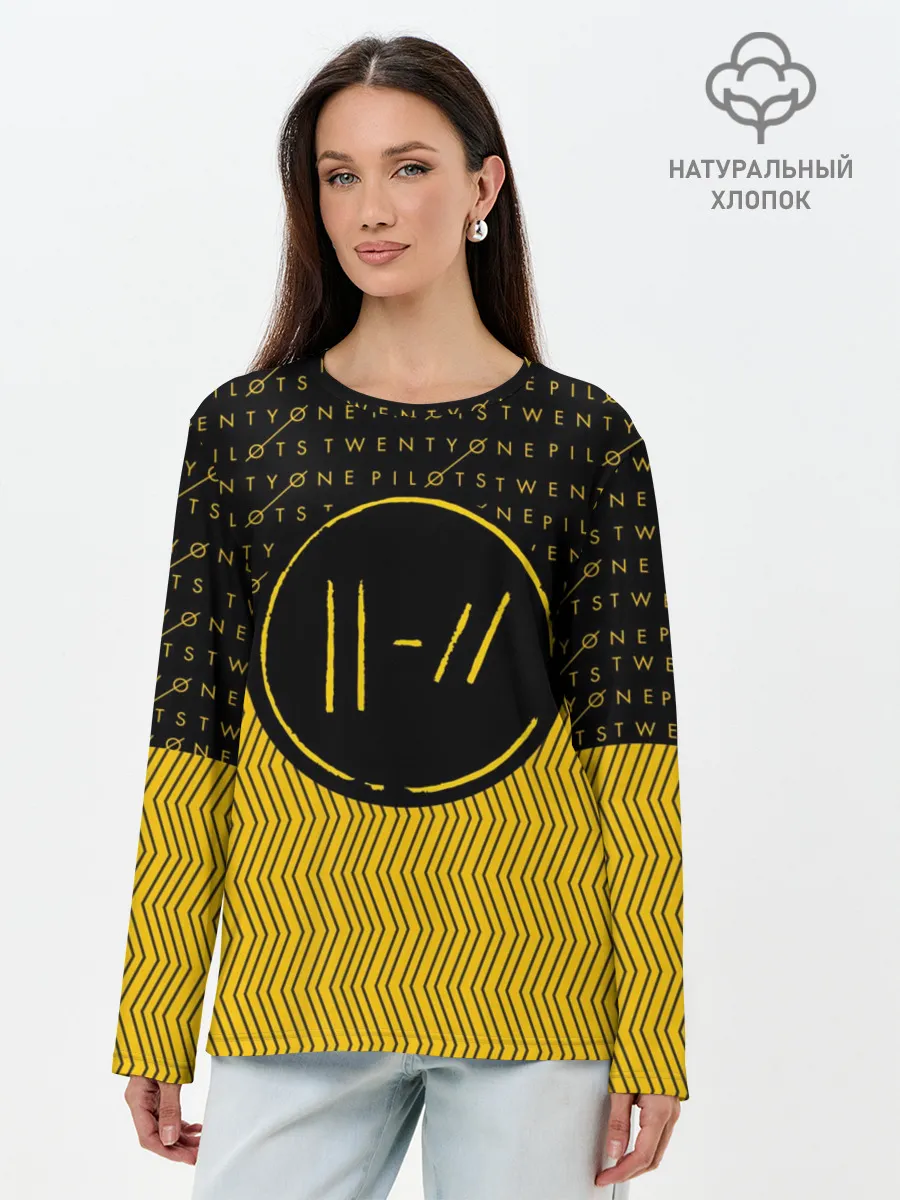 Лонгслив женский. Хлопок / TWENTY ONE PILOTS TOP