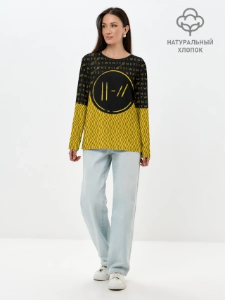 Лонгслив женский. Хлопок / TWENTY ONE PILOTS TOP