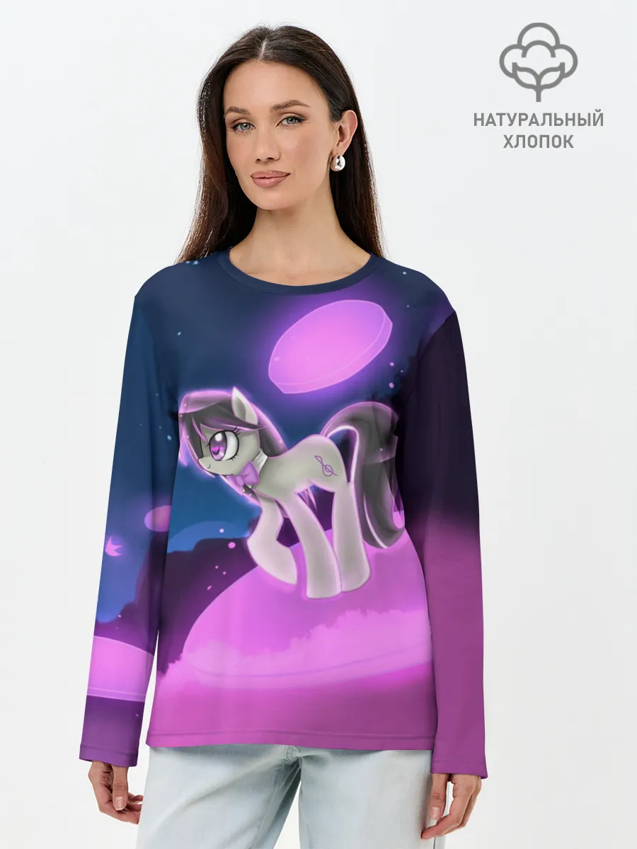 Лонгслив женский. Хлопок / My Little Pony