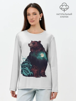 Лонгслив женский. Хлопок / Дух природы