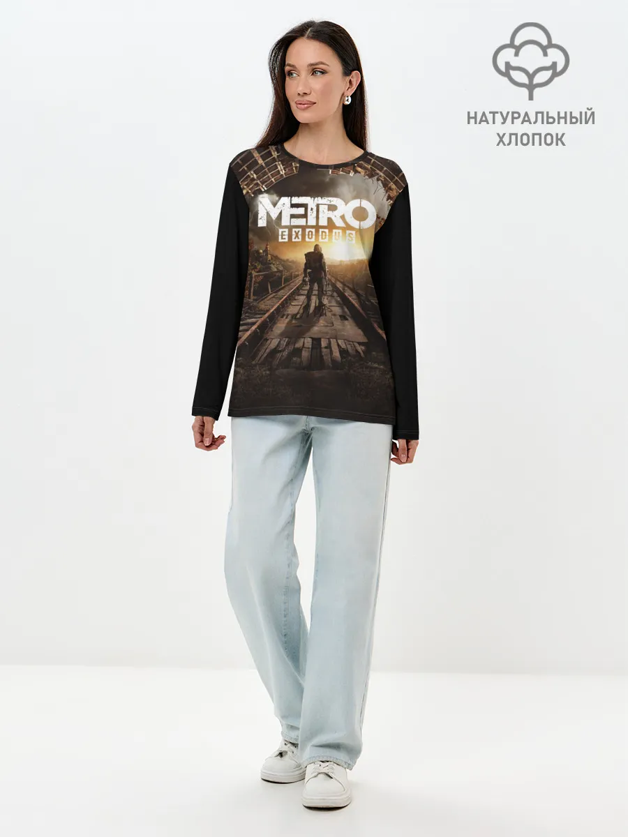 Лонгслив женский. Хлопок / METRO EXODUS | МЕТРО ИСХОД