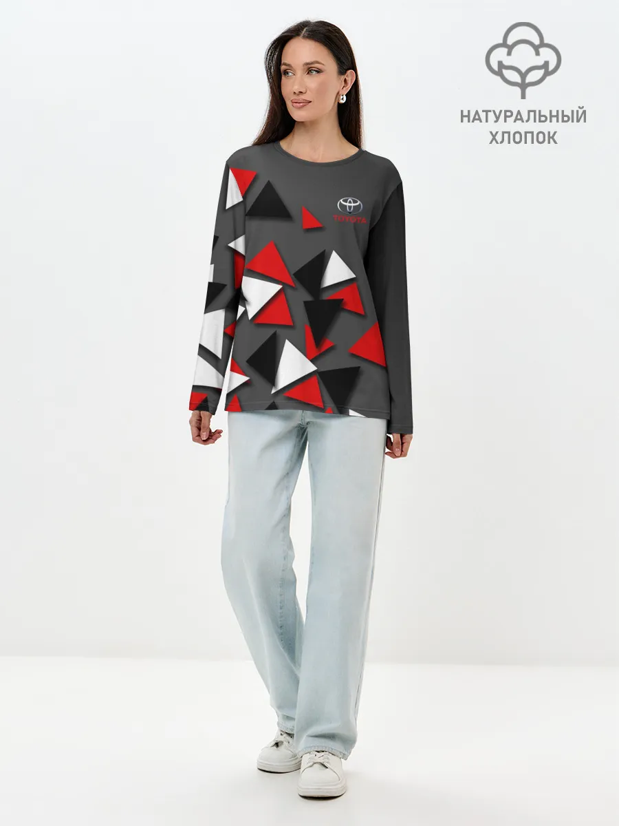 Лонгслив женский. Хлопок / TAYOTA.