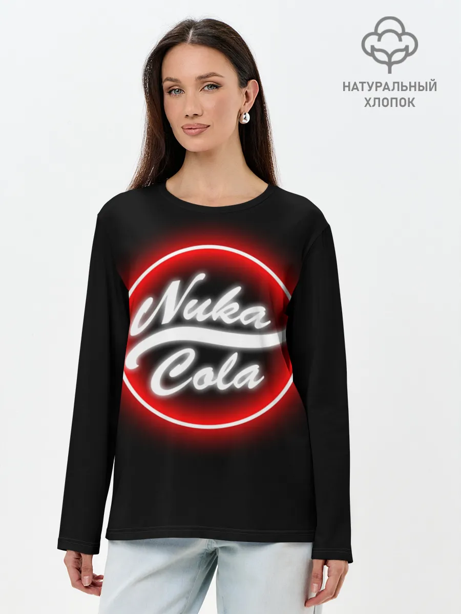 Лонгслив женский. Хлопок / NUKA COLA