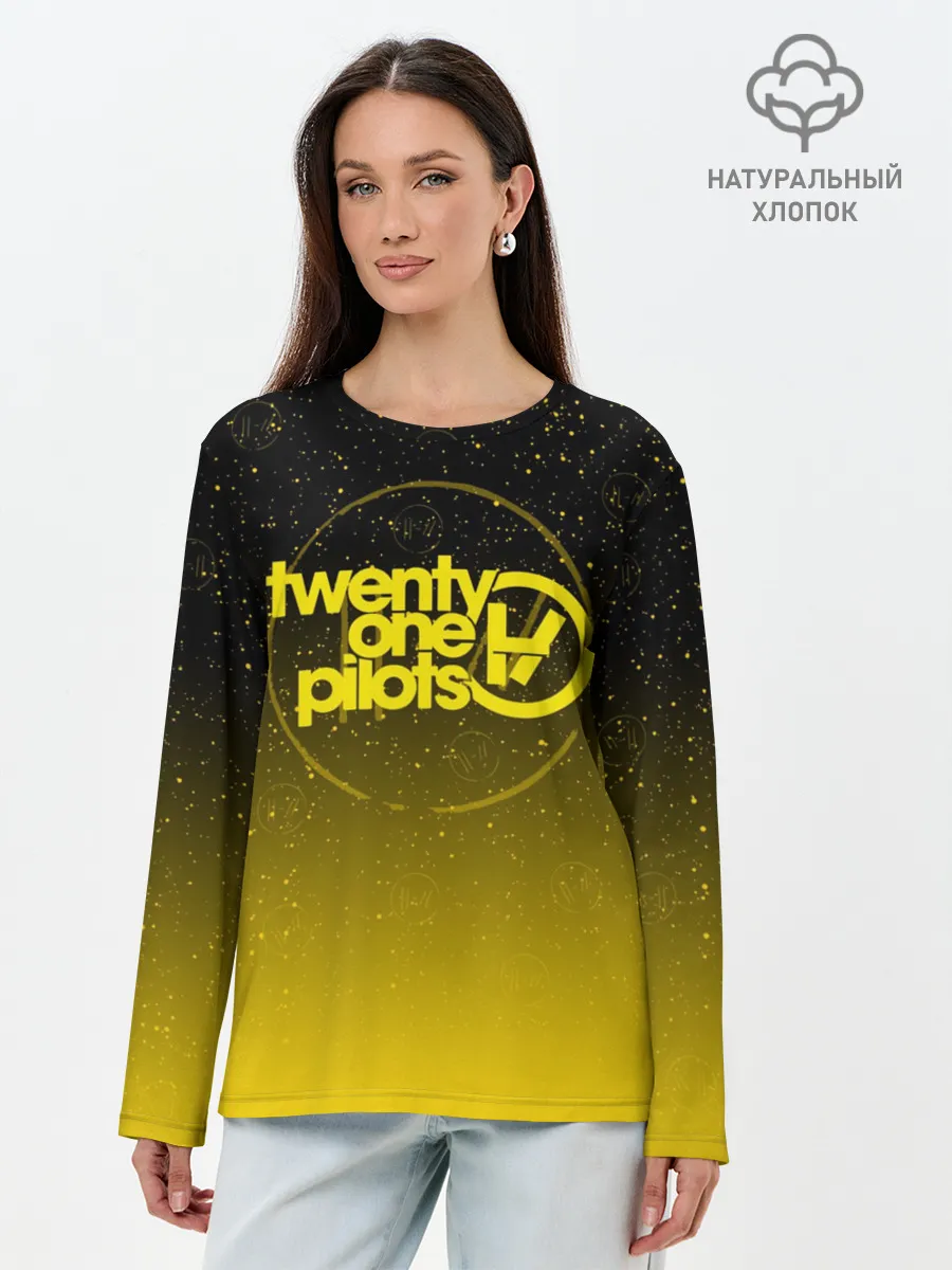 Лонгслив женский. Хлопок / TWENTY ONE PILOTS TOP