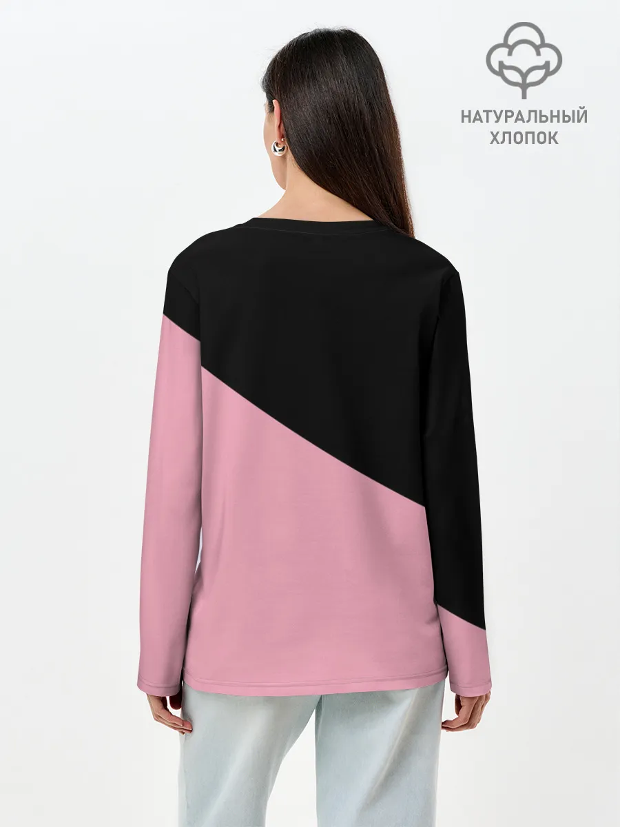 Лонгслив женский. Хлопок / BlackPink