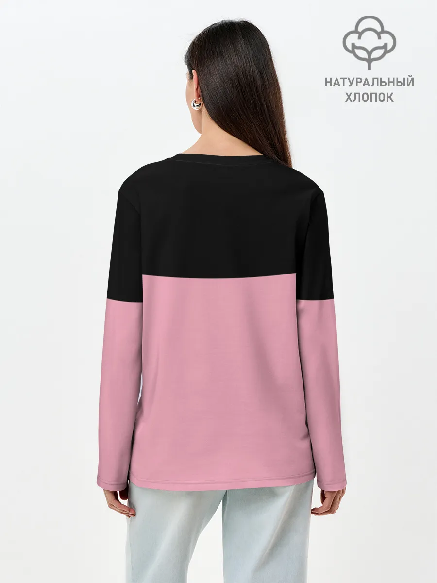 Лонгслив женский. Хлопок / BlackPink