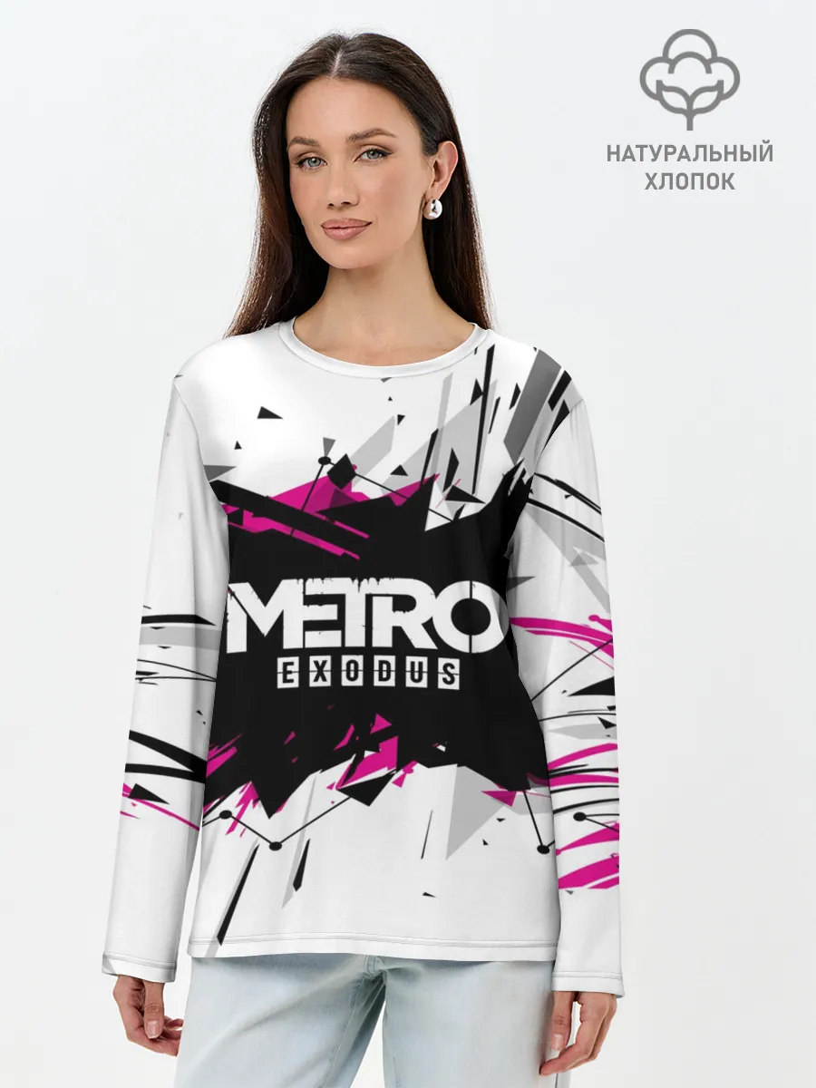 Лонгслив женский. Хлопок / Metro Exodus 2018
