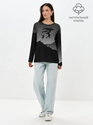 Лонгслив женский. Хлопок / THE ELDER SCROLLS