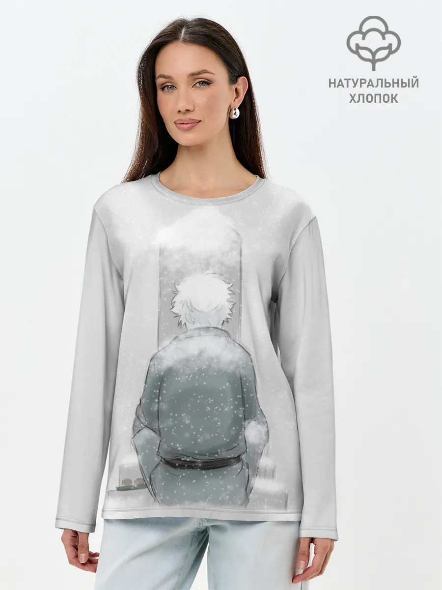 Лонгслив женский. Хлопок / Snow