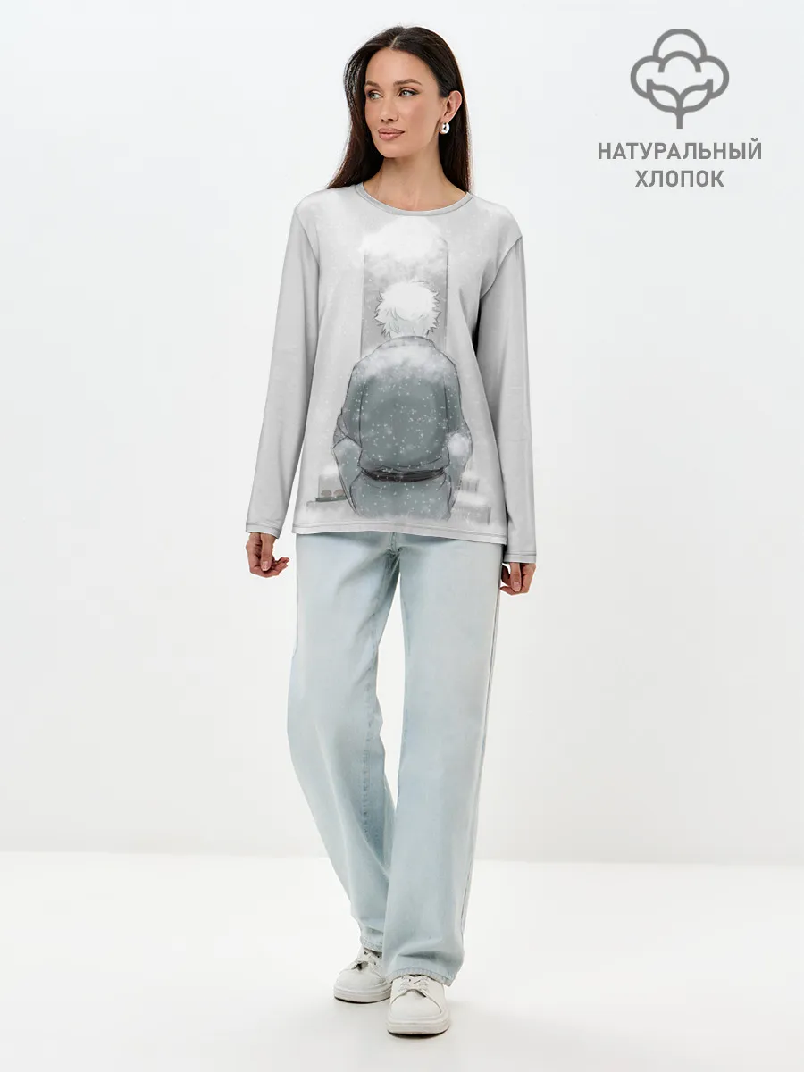 Лонгслив женский. Хлопок / Snow