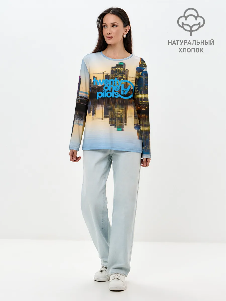 Лонгслив женский. Хлопок / TWENTY ONE PILOTS