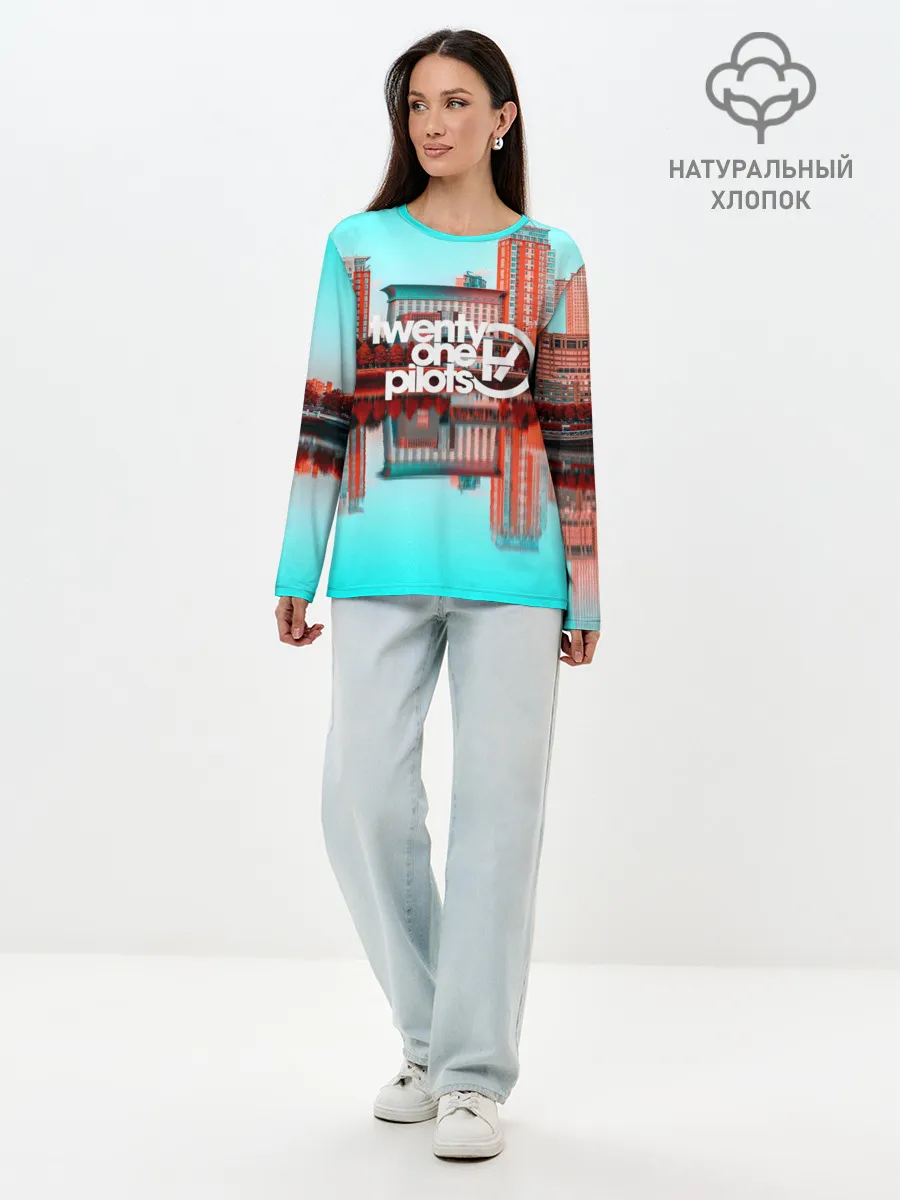 Лонгслив женский. Хлопок / TWENTY ONE PILOTS