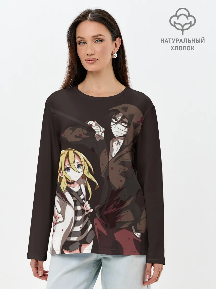 Лонгслив женский. Хлопок / Рейчел и Зак