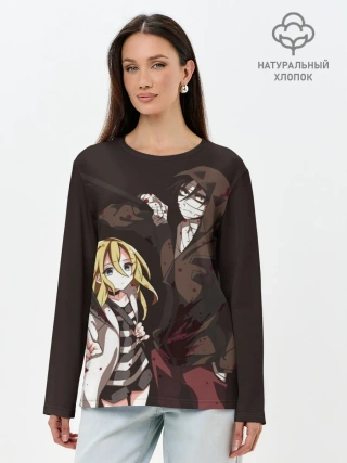 Лонгслив женский. Хлопок / Рейчел и Зак