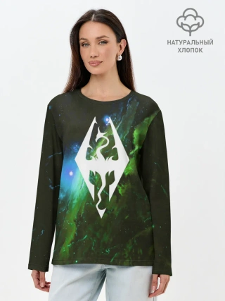 Лонгслив женский. Хлопок / THE ELDER SCROLLS