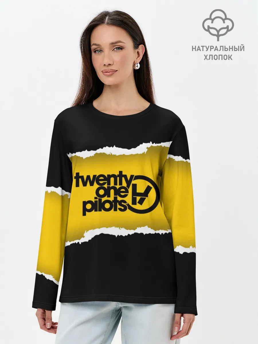 Лонгслив женский. Хлопок / TWENTY ONE PILOTS