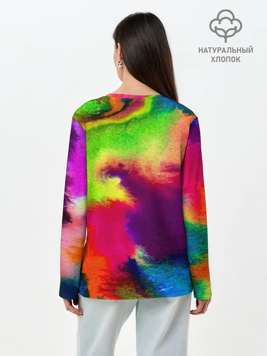 Лонгслив женский. Хлопок / BTS