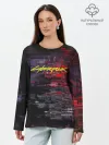 Лонгслив женский. Хлопок / CyberPunk 2077