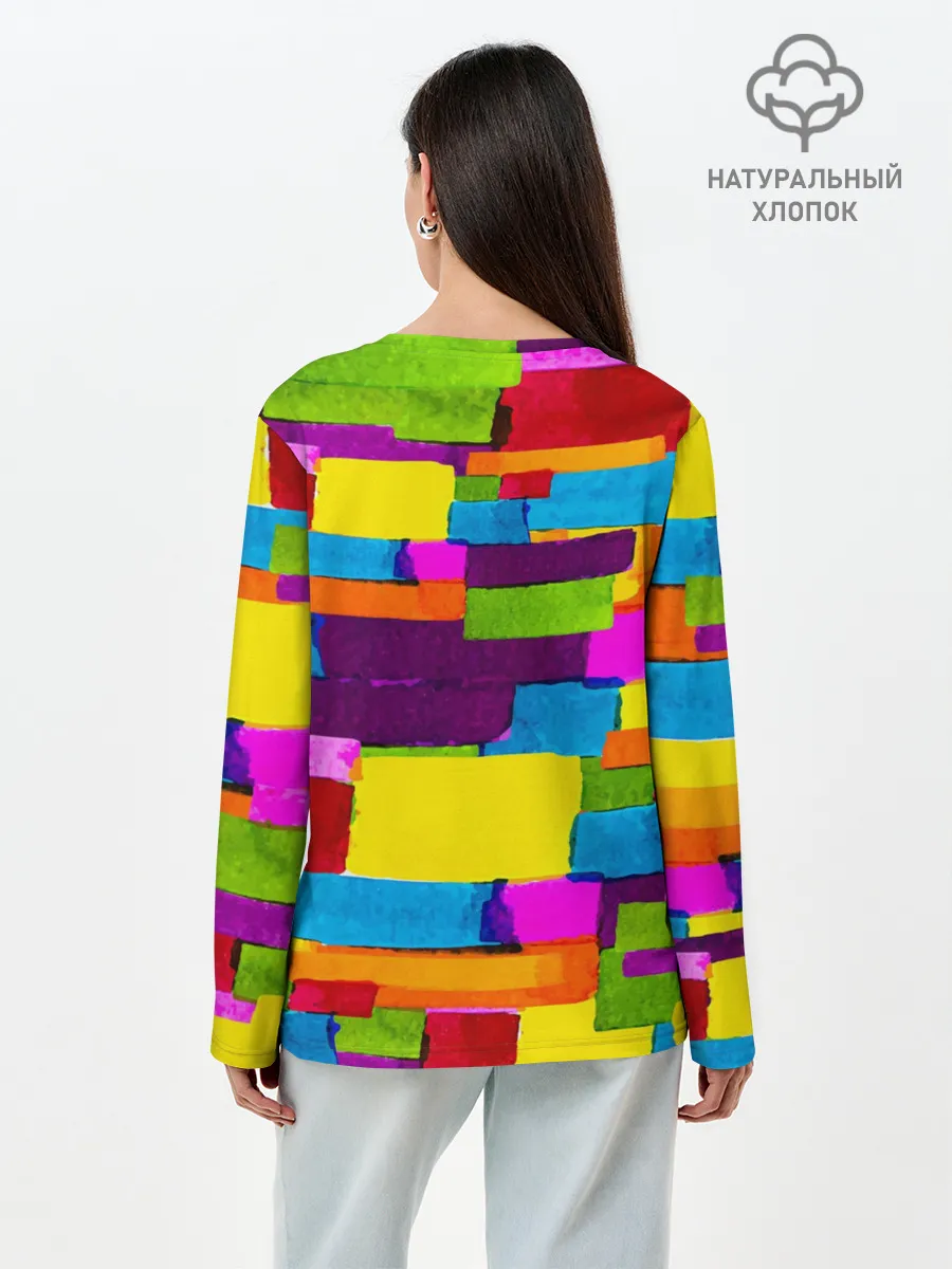 Лонгслив женский. Хлопок / BTS