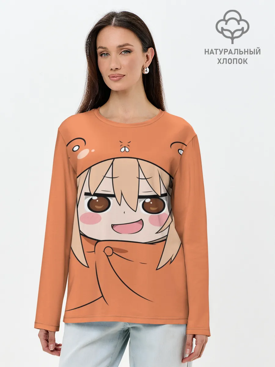 Лонгслив женский. Хлопок / Умару Дома