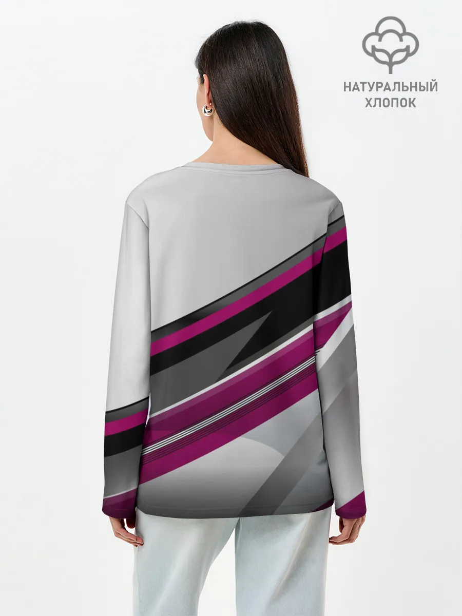 Лонгслив женский. Хлопок / Cyber Punk 2077