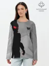 Лонгслив женский. Хлопок / ХИЩНИК | PREDATOR.
