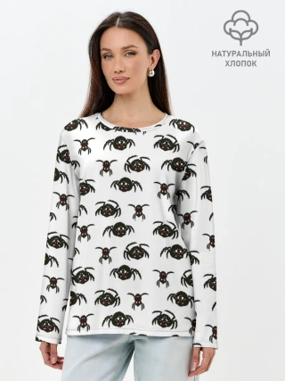 Лонгслив женский. Хлопок / Dont Starve