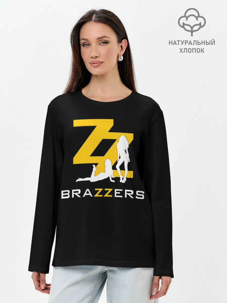 Лонгслив женский. Хлопок / BRAZZERS