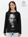 Лонгслив женский. Хлопок / Steve Jobs