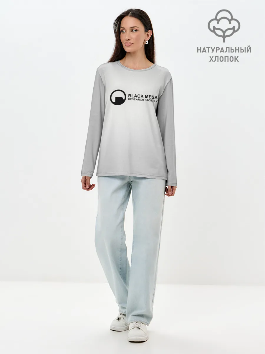 Лонгслив женский. Хлопок / Black Mesa