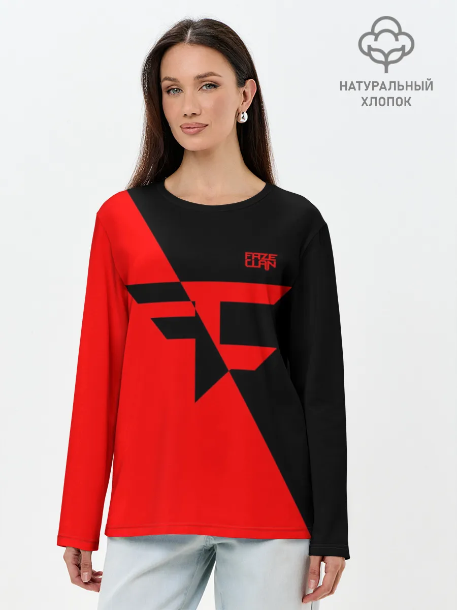 Лонгслив женский. Хлопок / CS GO.