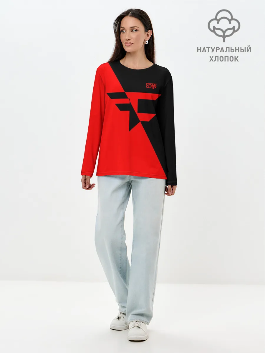 Лонгслив женский. Хлопок / CS GO.