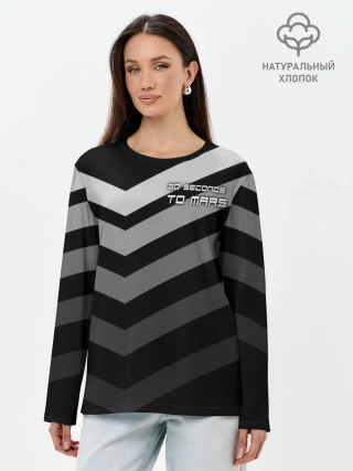 Лонгслив женский. Хлопок / 30 Seconds To Mars