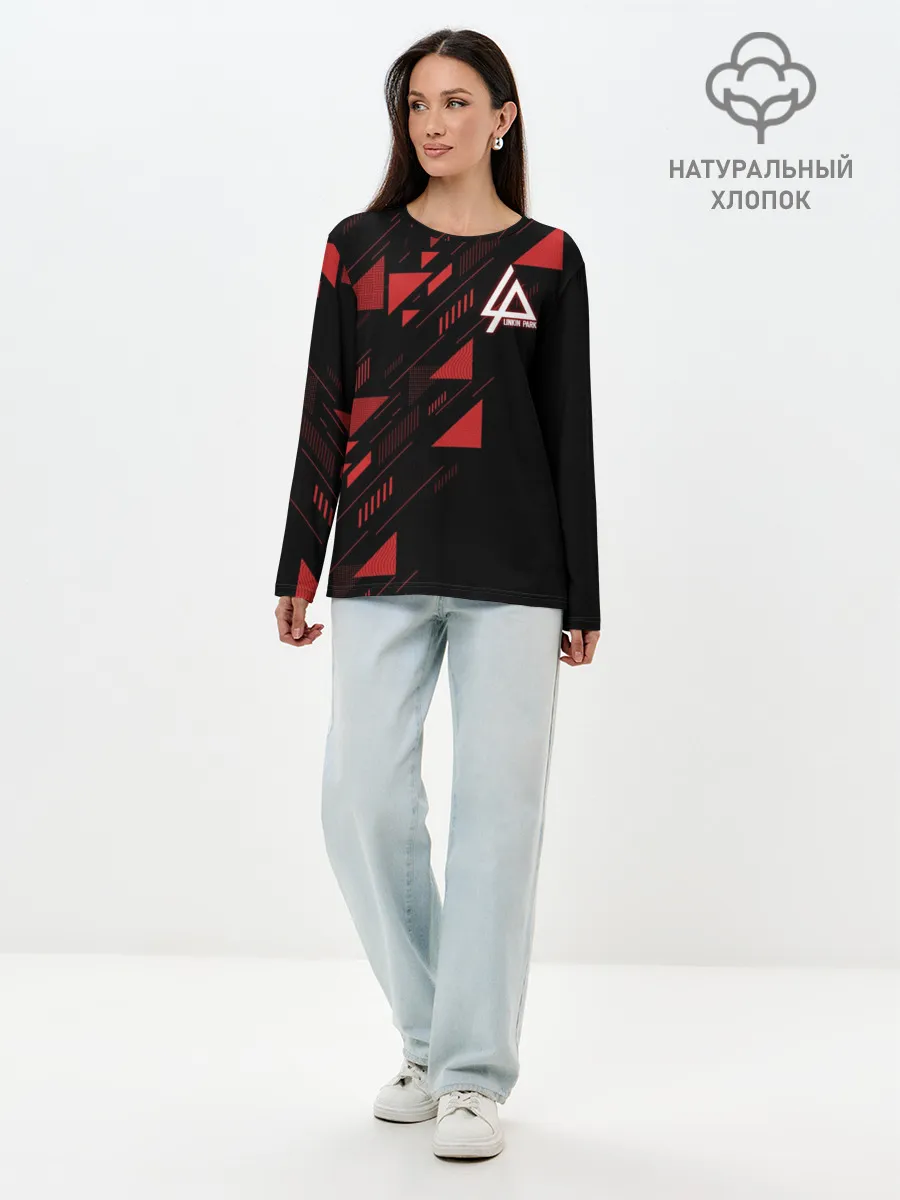Лонгслив женский. Хлопок / Linkin Park