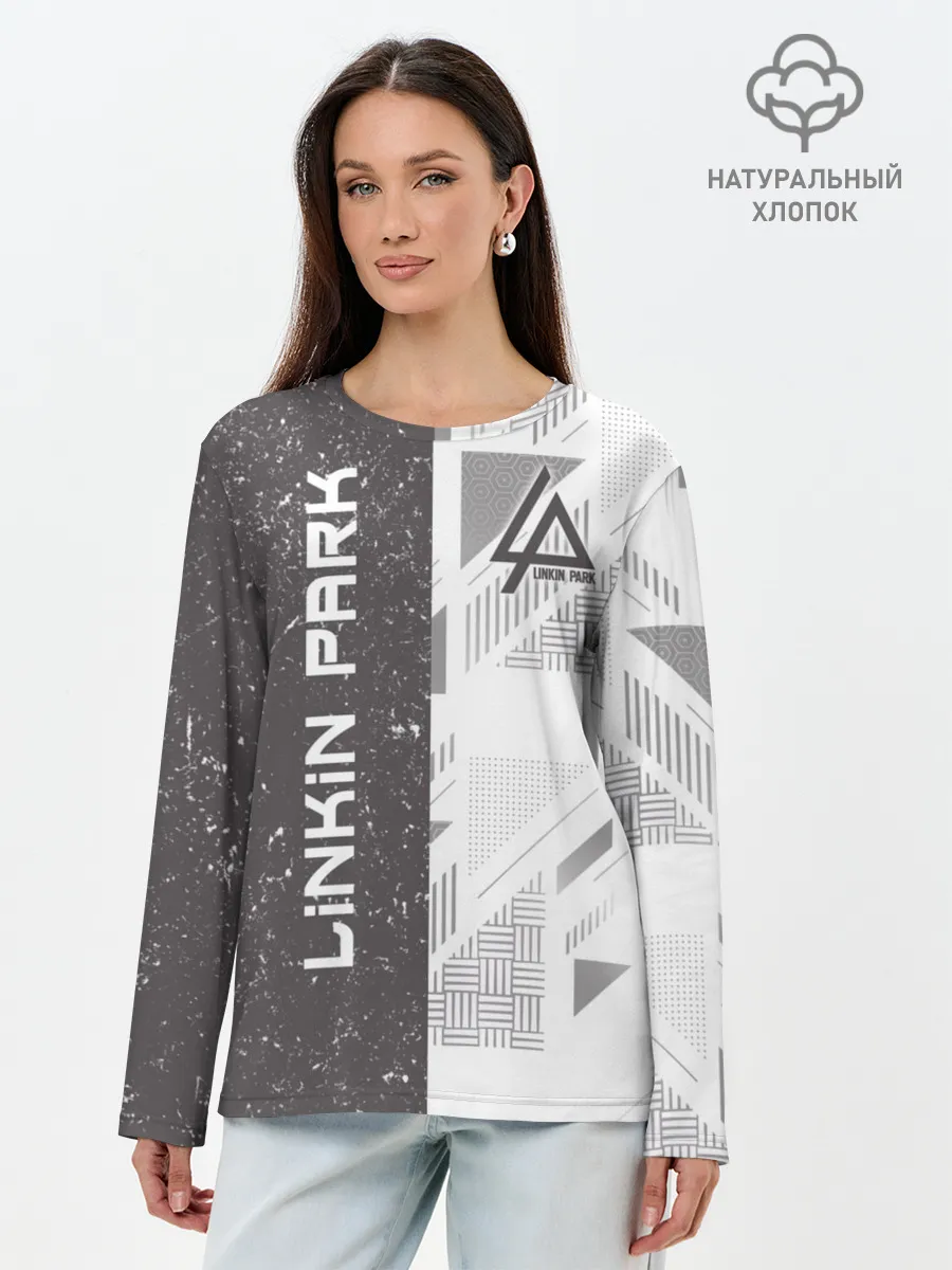 Лонгслив женский. Хлопок / Linkin Park