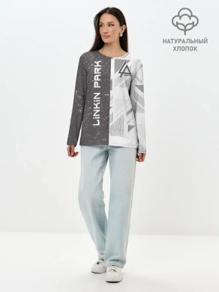 Лонгслив женский. Хлопок / Linkin Park