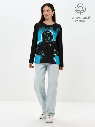 Лонгслив женский. Хлопок / Dead Space
