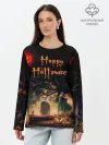 Лонгслив женский. Хлопок / Halloween