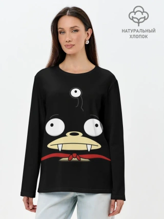 Лонгслив женский. Хлопок / Футурама - зверек
