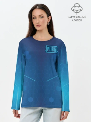 Лонгслив женский. Хлопок / PUBG Guard Light